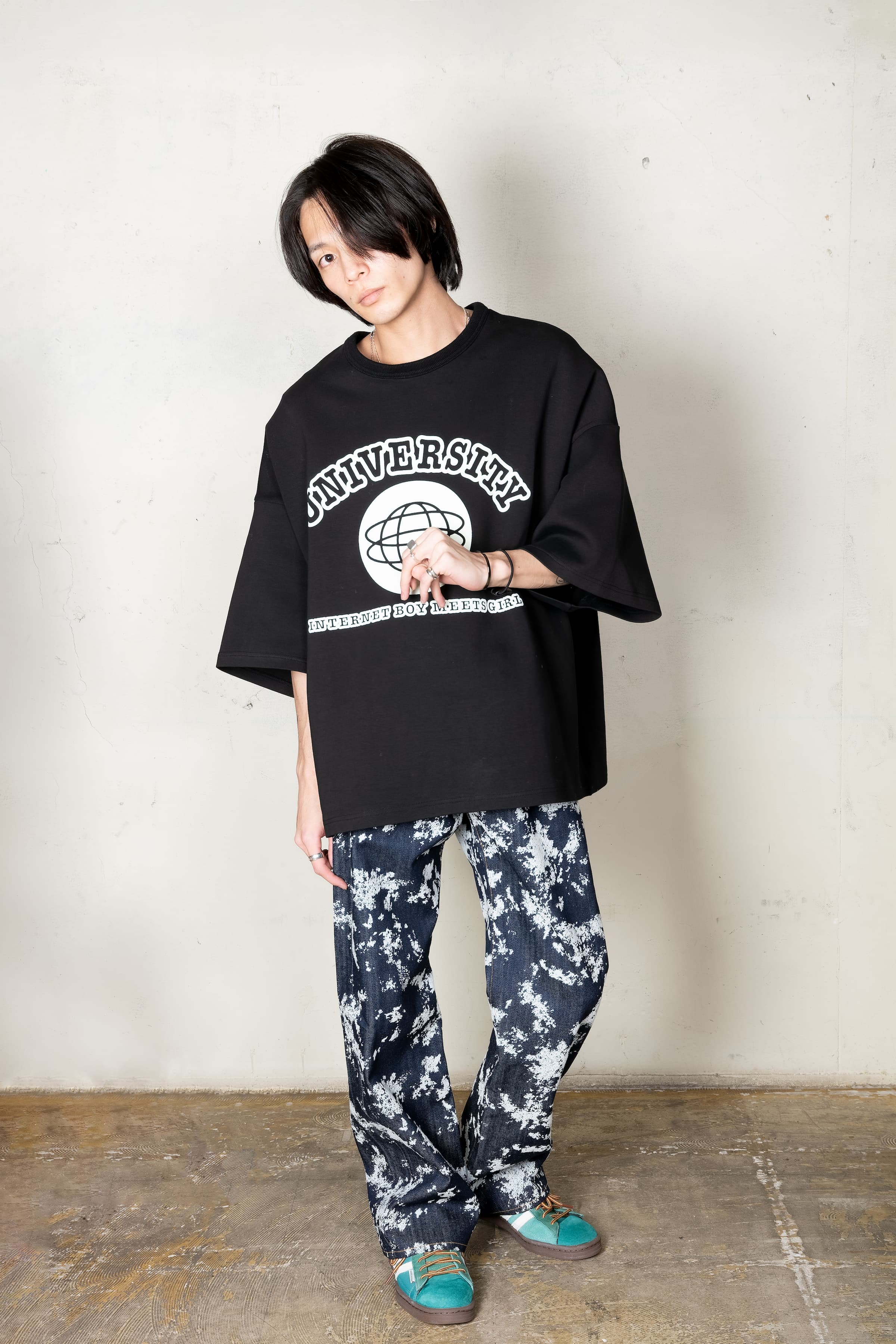 ボンディングビッグT Black