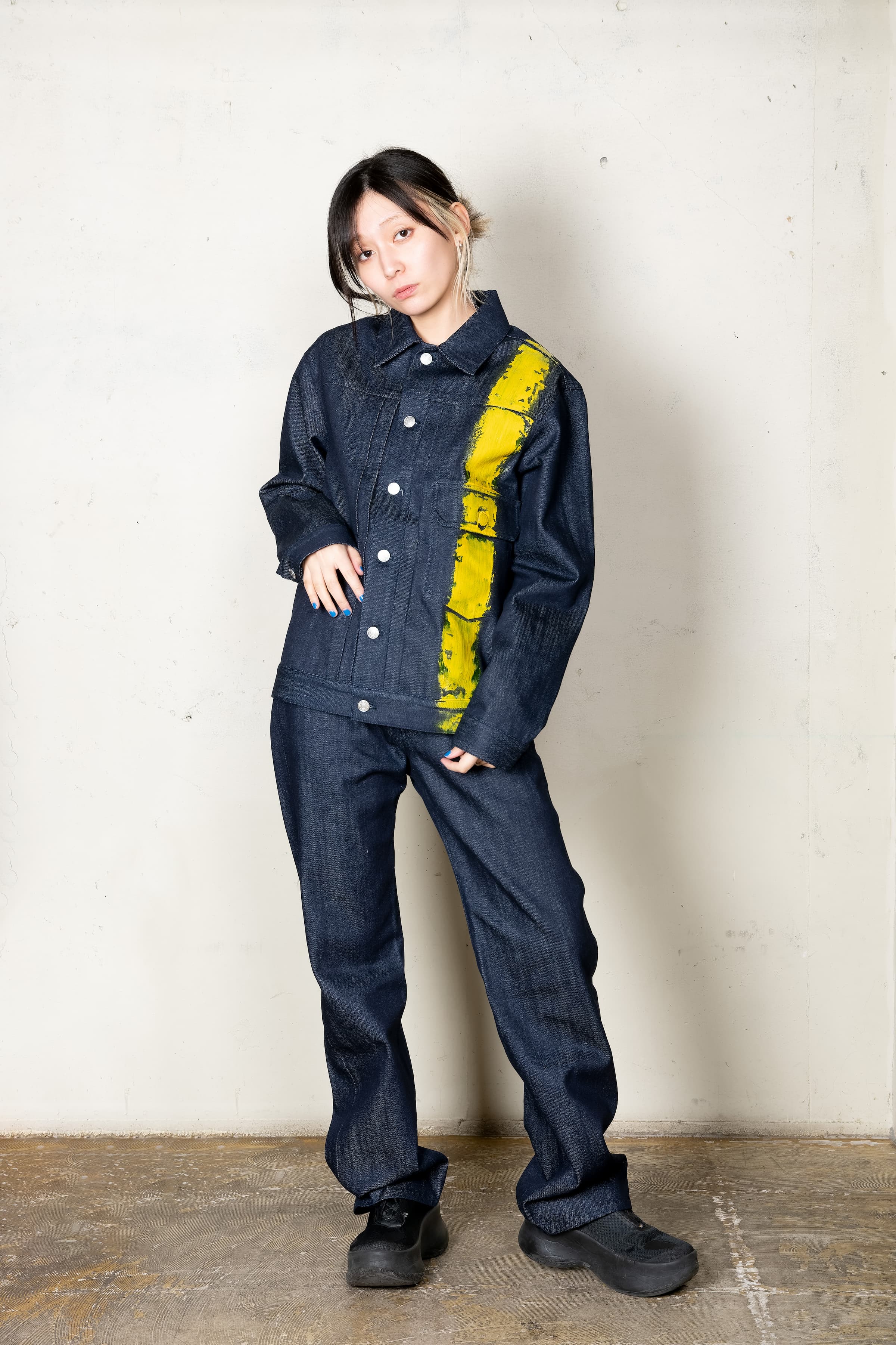 IBMG/ナナヲアカリペイントジャケット ナナヲアカリペイントデニムジャケット – IBMG